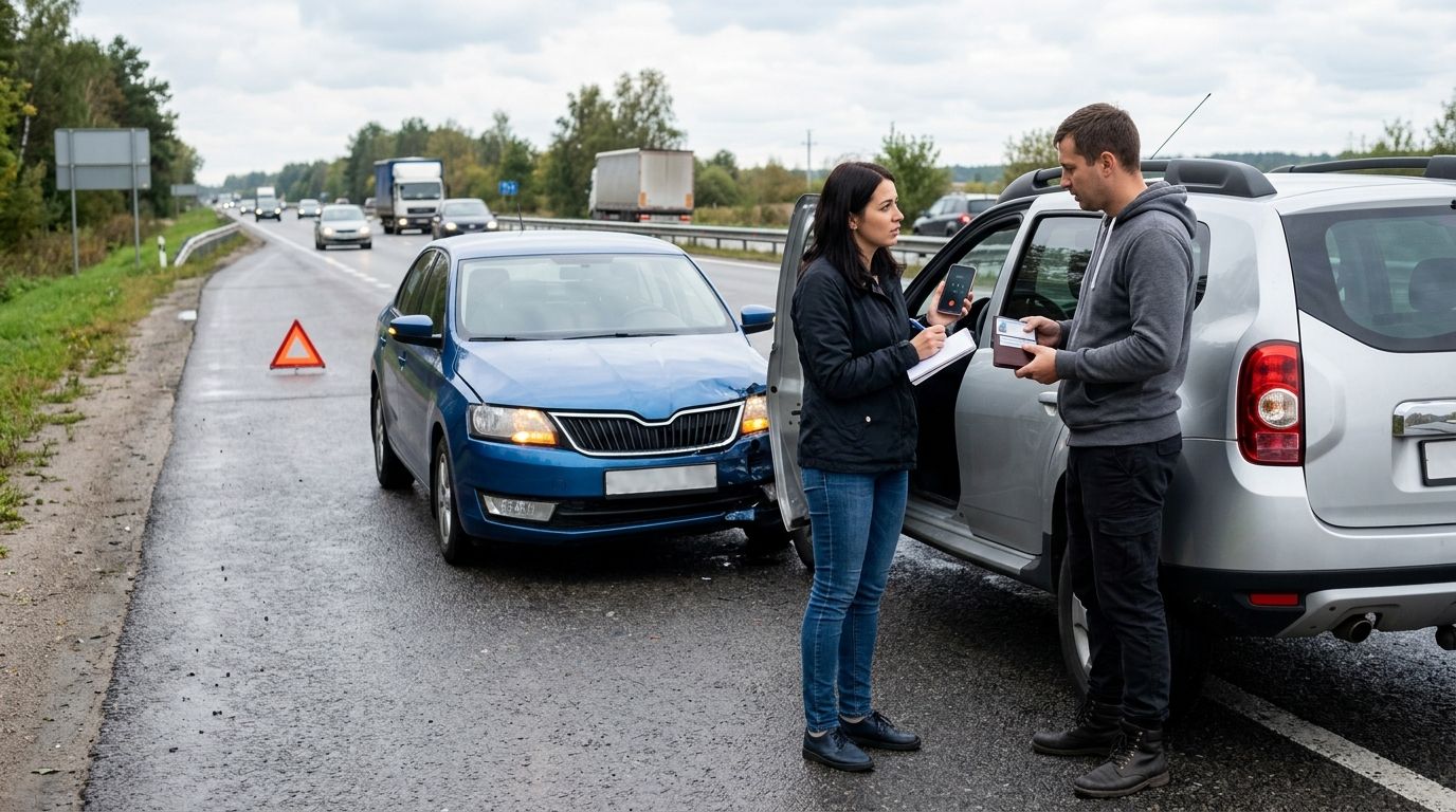 Co robić po stłuczce: poradnik dla każdego kierowcy